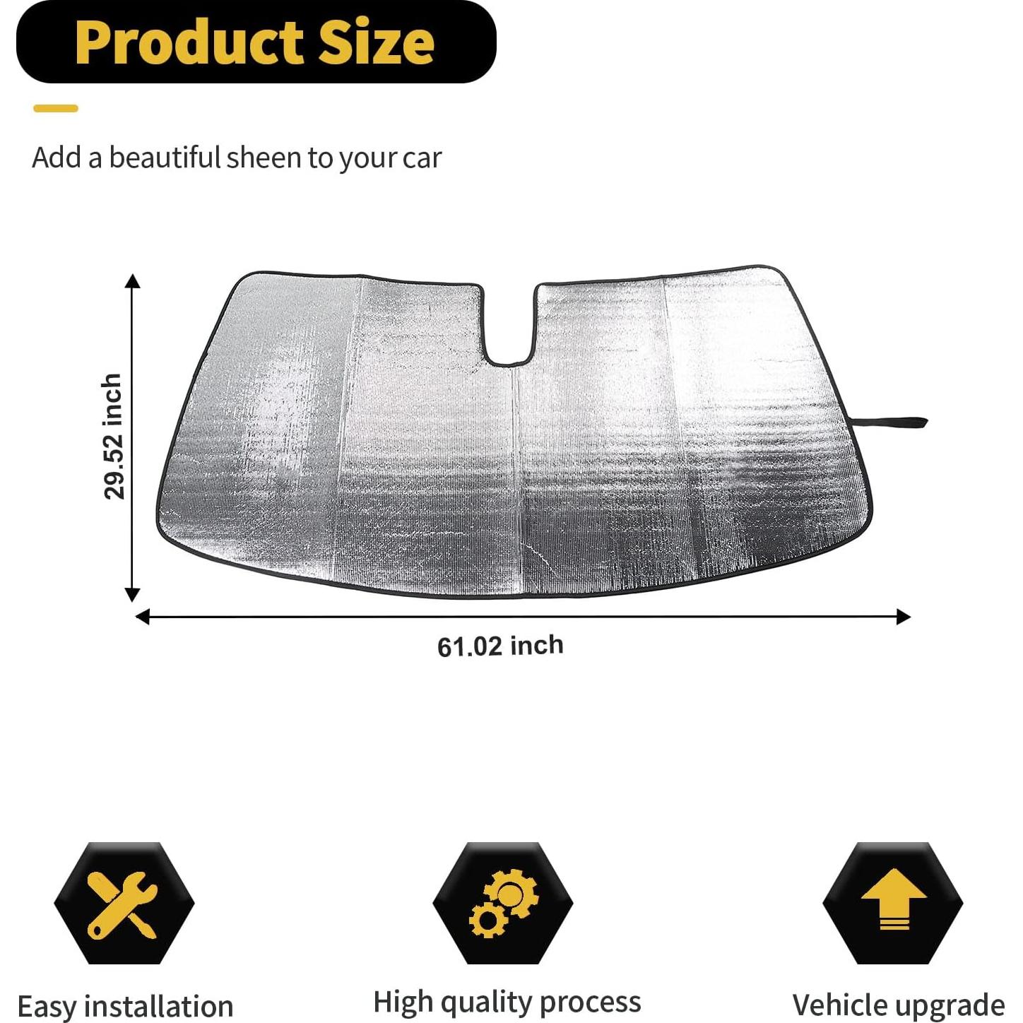 Protector Solar Parabrisas RT-TCZ para GMC Yukon y Tahoe 2021-2024