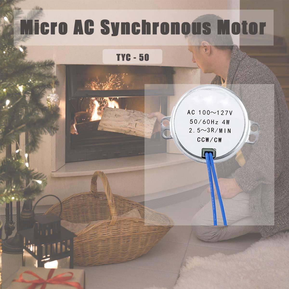 Motor Sincrónico AC 100-127V 4W Eboxer 0.8-1RPM