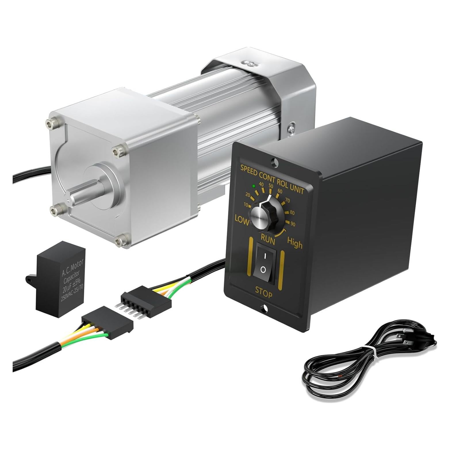 Motor de Engranaje Reversible 300W BBQ Driver 15RPM