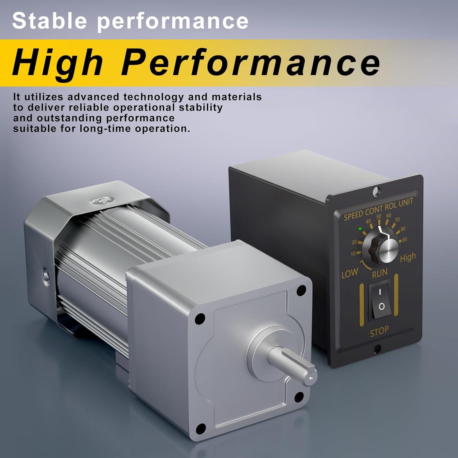 Motor de Engranaje Reversible 300W BBQ Driver 15RPM