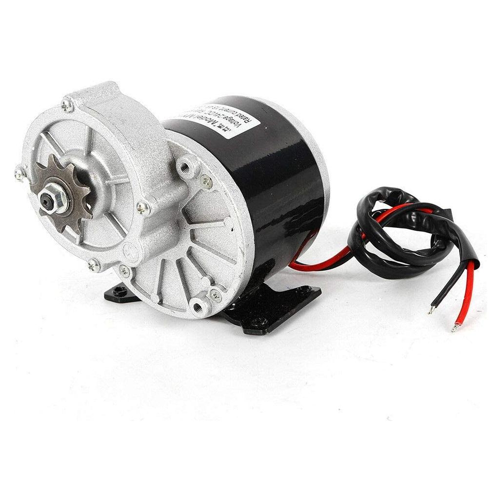 MY1016Z3 Gear Reduction Electric Motor 24 Volt 350 Watt Electric Motor with 9 Tooth Sprocket Ebike for Mini Bikes Scooters