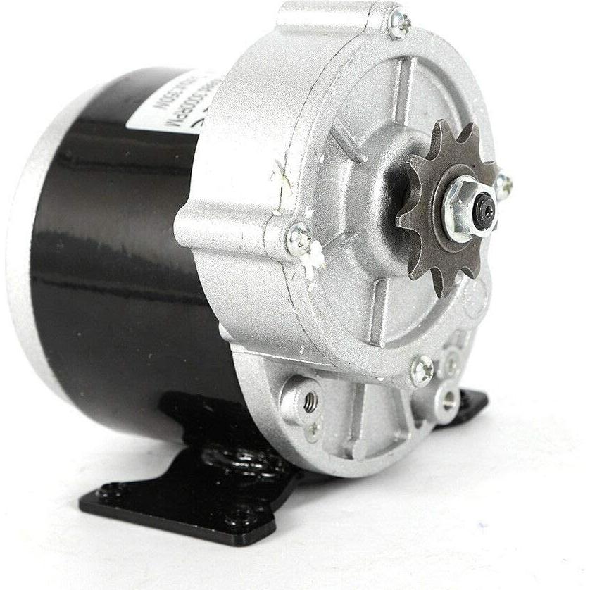 MY1016Z3 Gear Reduction Electric Motor 24 Volt 350 Watt Electric Motor with 9 Tooth Sprocket Ebike for Mini Bikes Scooters