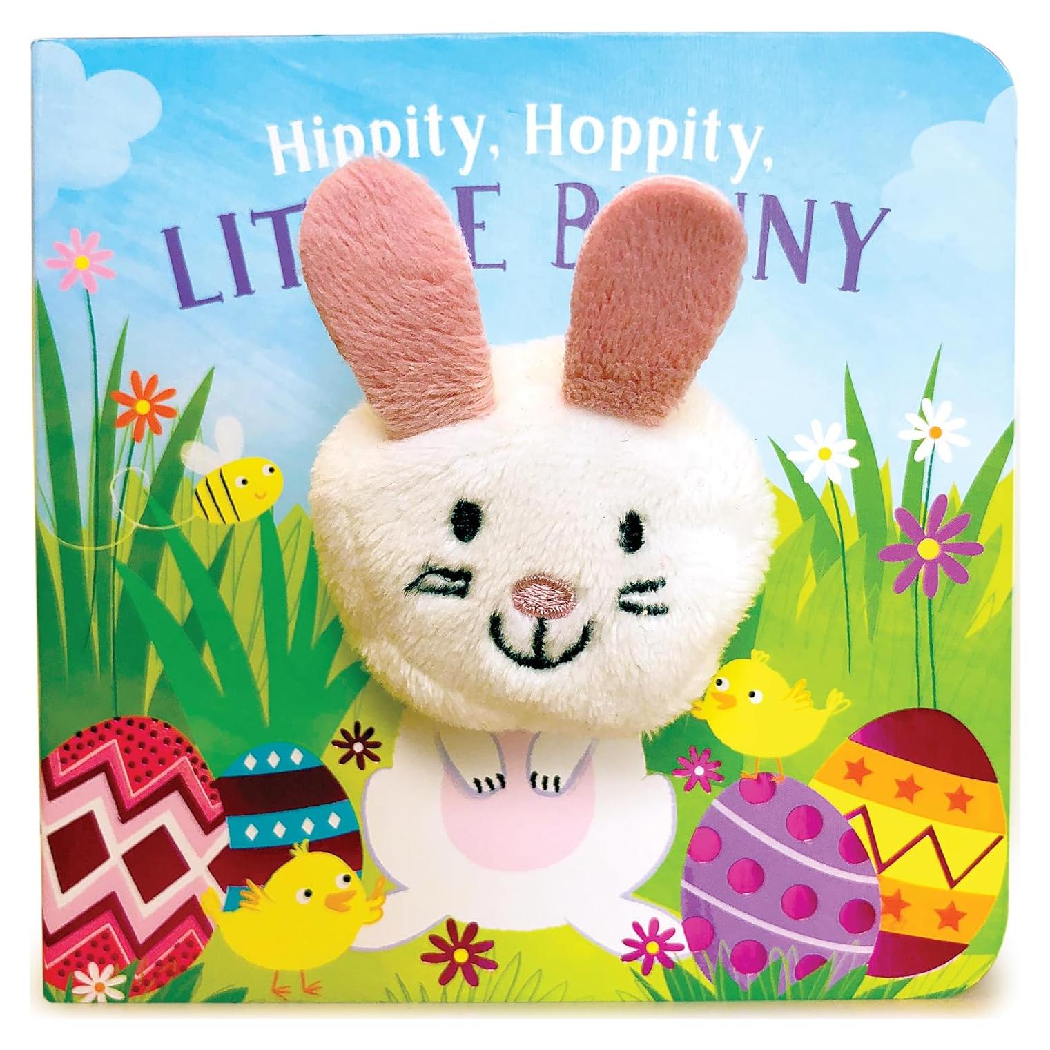 Hippity, Hoppity, Little Bunny - Finger Puppet Board Book for Easter Basket Gifts or Stuffer Ages 0-3