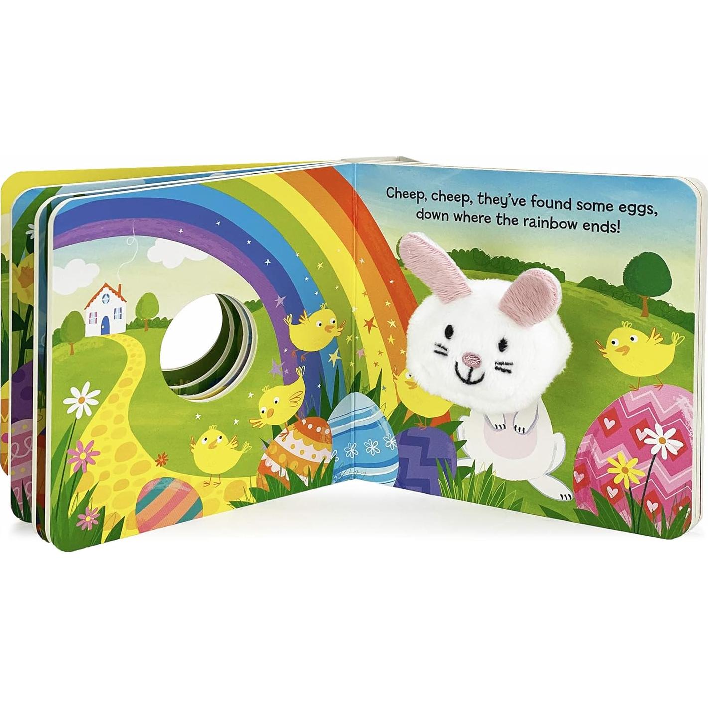 Hippity, Hoppity, Little Bunny - Finger Puppet Board Book for Easter Basket Gifts or Stuffer Ages 0-3