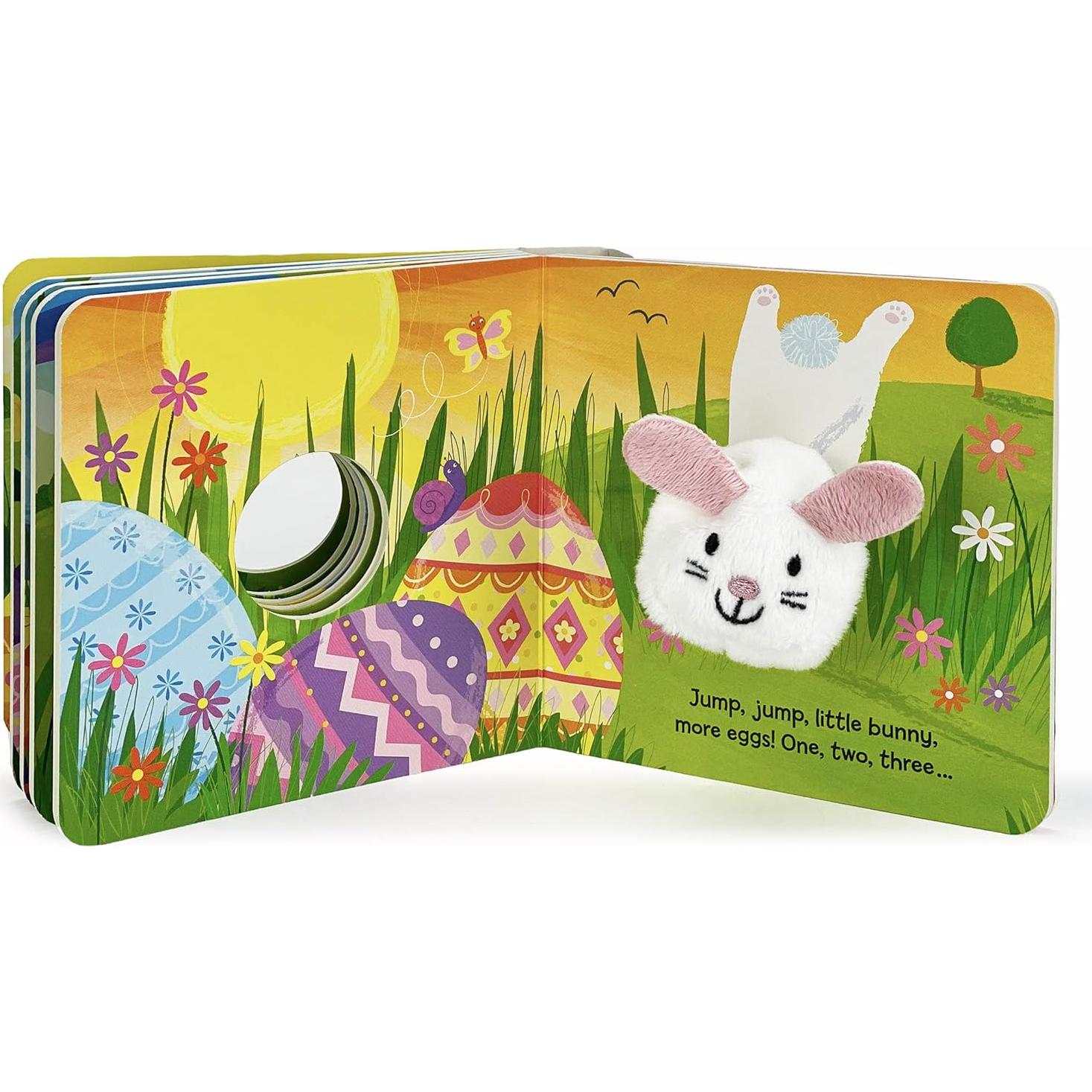 Hippity, Hoppity, Little Bunny - Finger Puppet Board Book for Easter Basket Gifts or Stuffer Ages 0-3