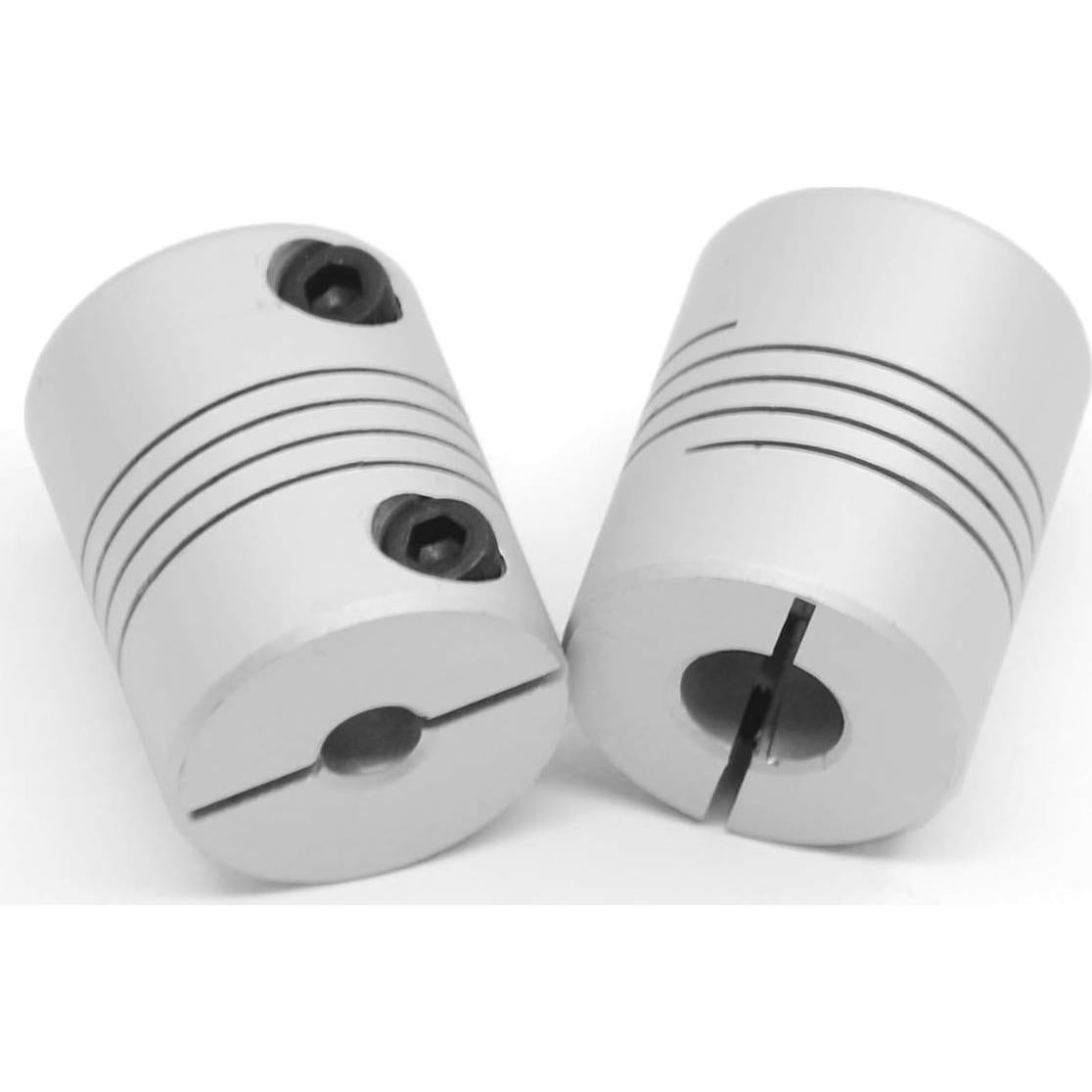 Acoplamiento de Eje Flexible 5-8mm Aluminio 25x20mm 2PCS