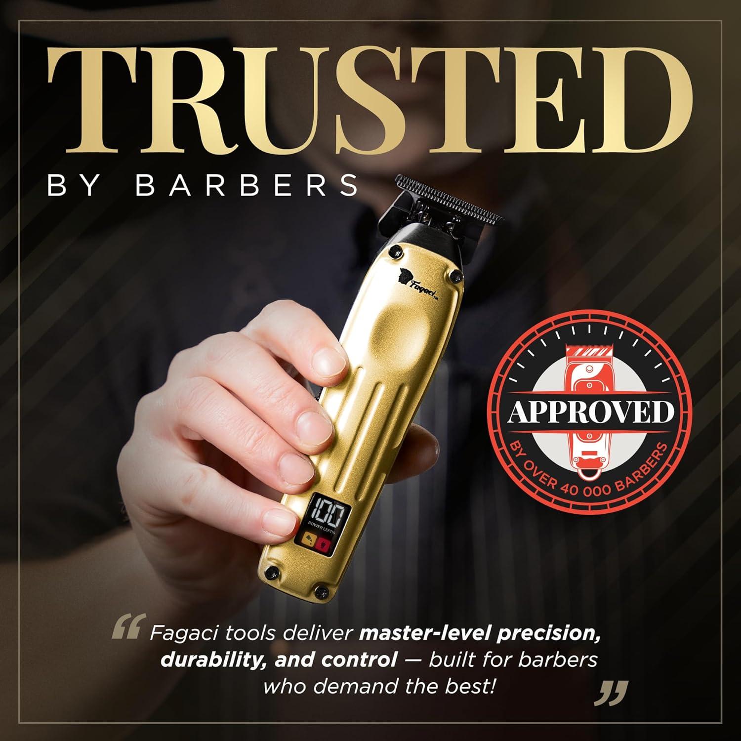 Recortadora Profesional Fagaci Fusion Inalámbrica 7200 RPM