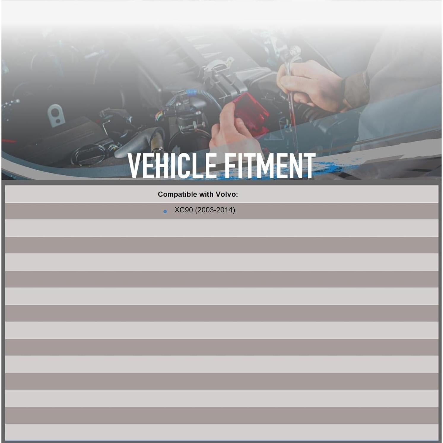 Motor de Limpiaparabrisas Trasero Parts Player 12V para Volvo XC90 2003-2014