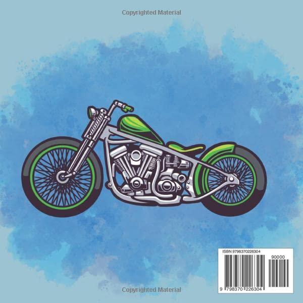 123 Count Motorcycles with ME!: A Motorcycle Counting and Coloring Book For Kids Age 0-3 and 3-5