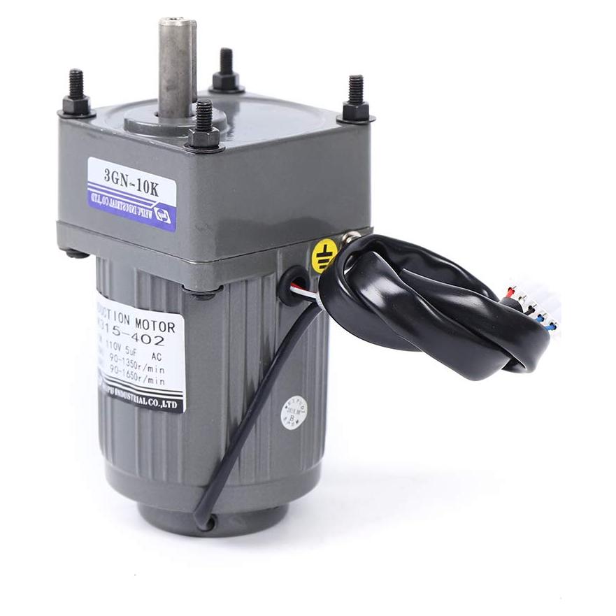 Motor de Engranaje AC 15W CAIHAOA Velocidad Variable 0-450 RPM