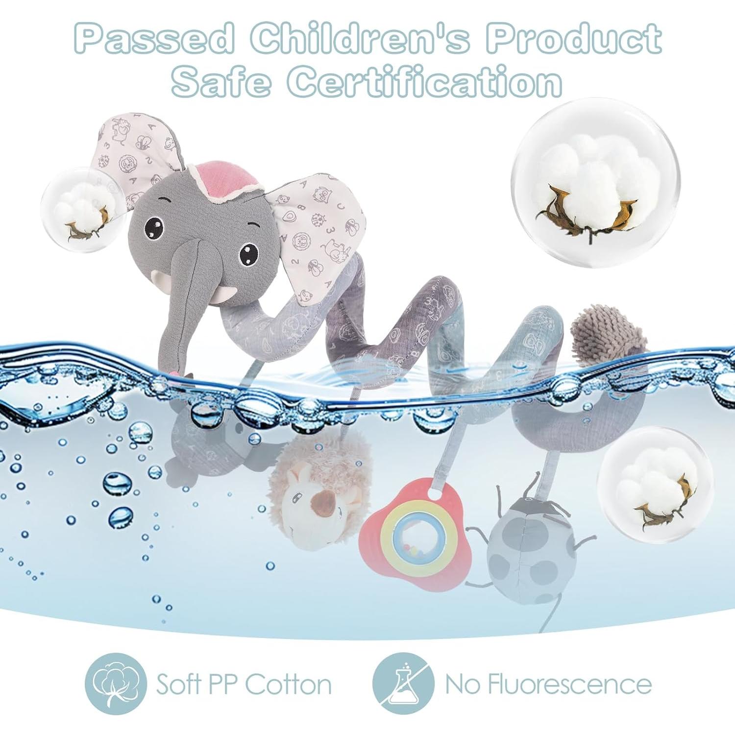 Juguetes Sensoriales para Bebés Sozzy - Asiento de Coche 0-6 Meses