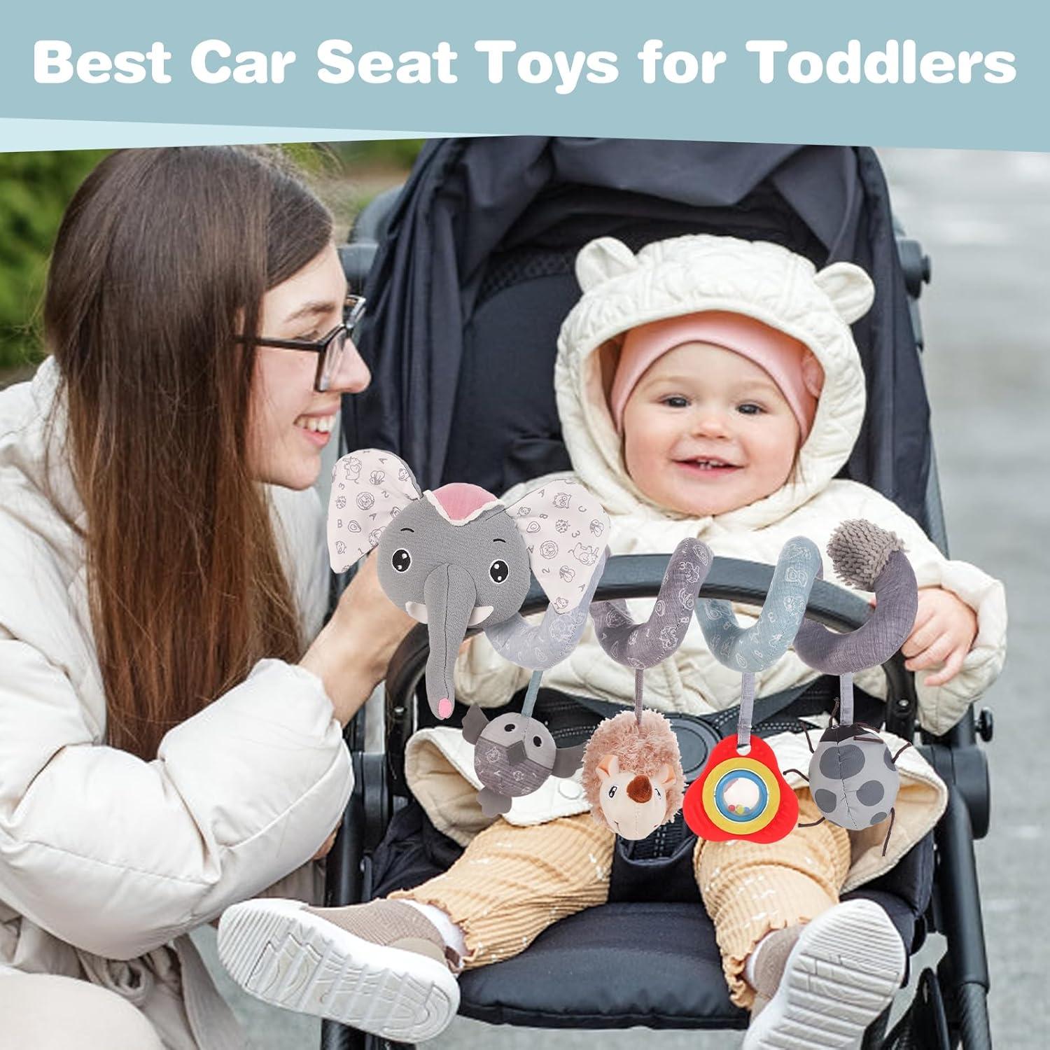 Juguetes Sensoriales para Bebés Sozzy - Asiento de Coche 0-6 Meses