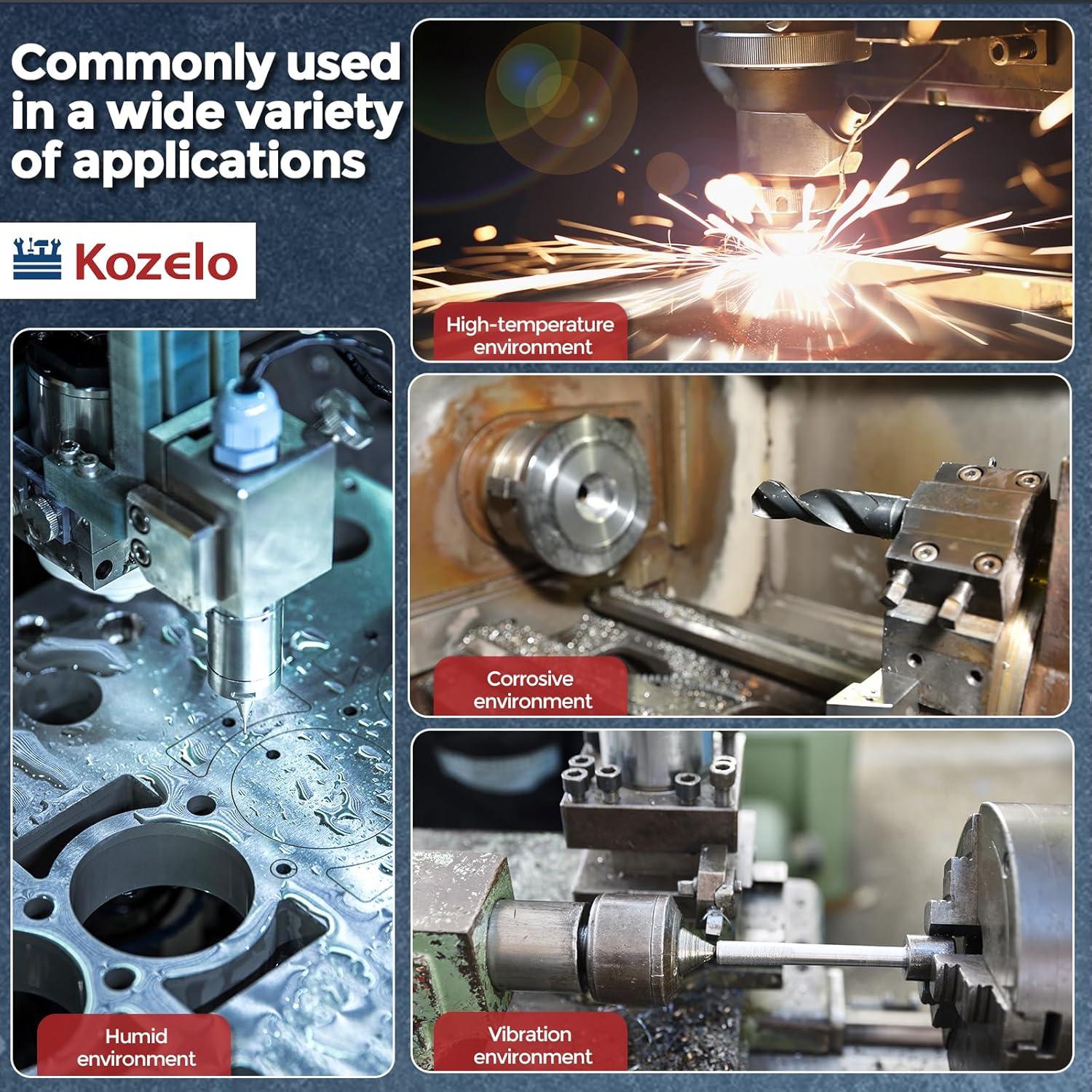 30 Tornillos Hexagonales M2-0.4 x 28mm Acero Inoxidable Kozelo