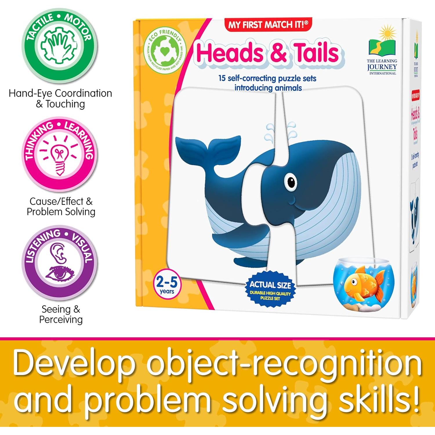 Puzzle de Memoria de Animales El Viaje del Aprendizaje - 15 Juegos