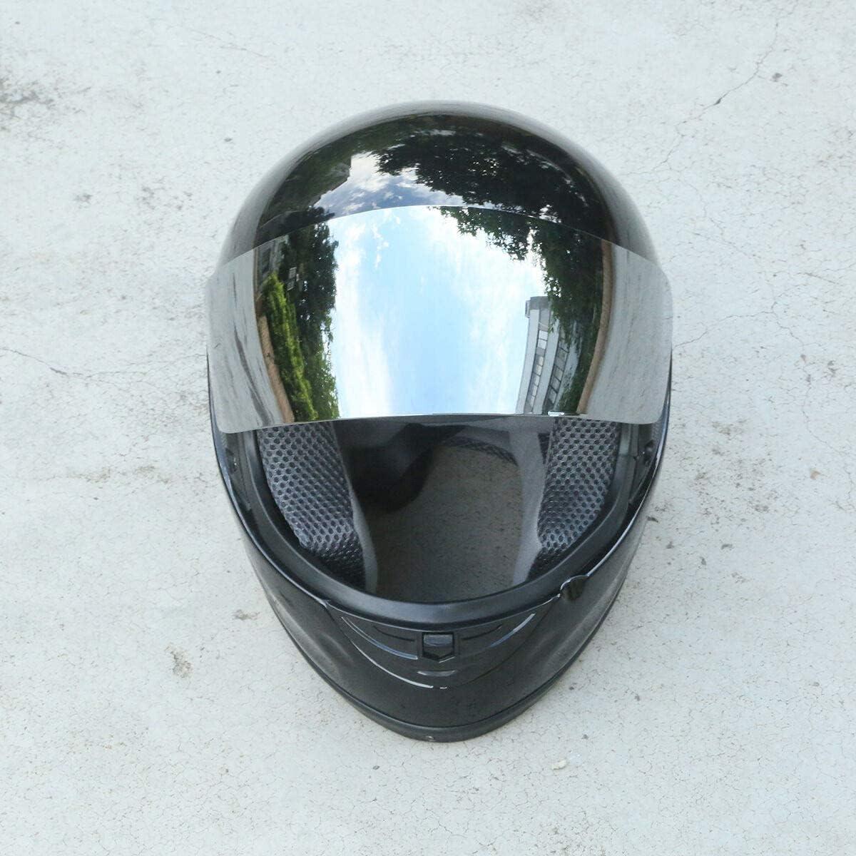 Casco TCMT Cara Completa Negro Brillante 55-56 CM