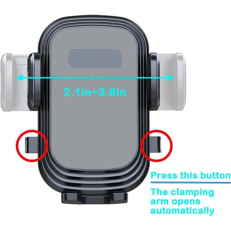 Soporte para Teléfono en Taza de Coche Elecphbo Ajustable