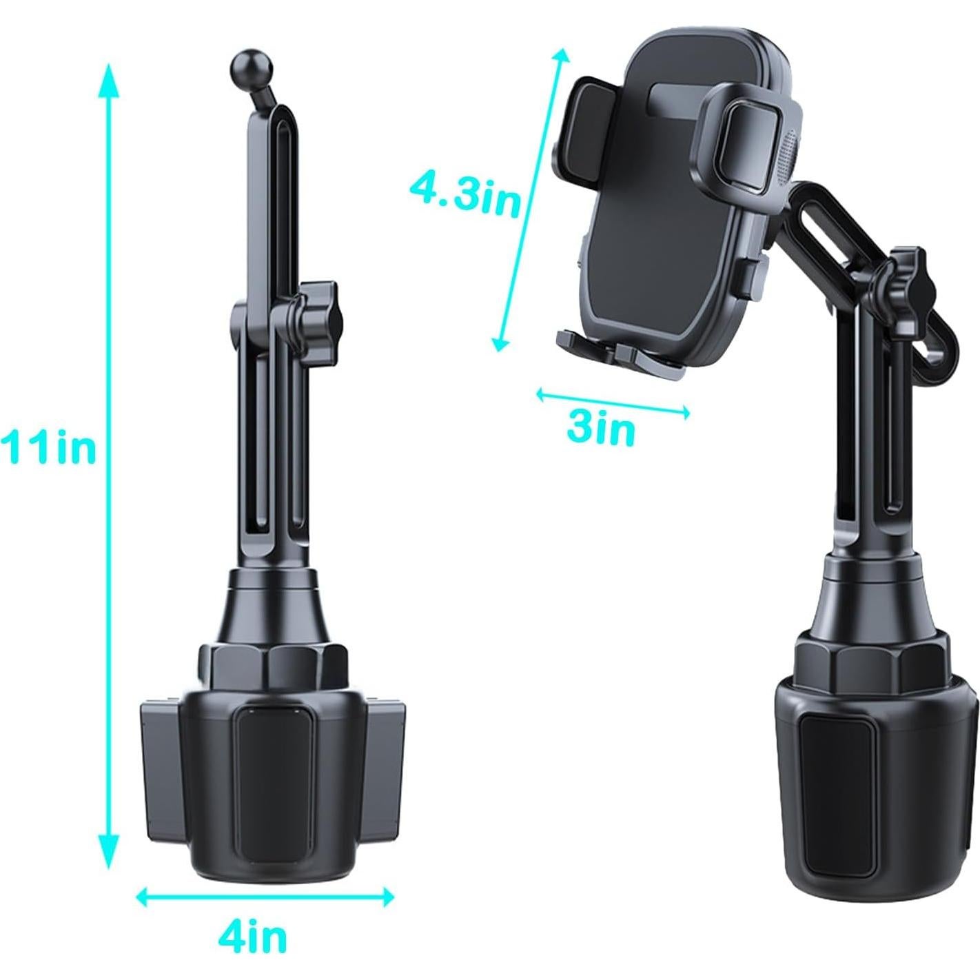 Soporte para Teléfono en Taza de Coche Elecphbo Ajustable