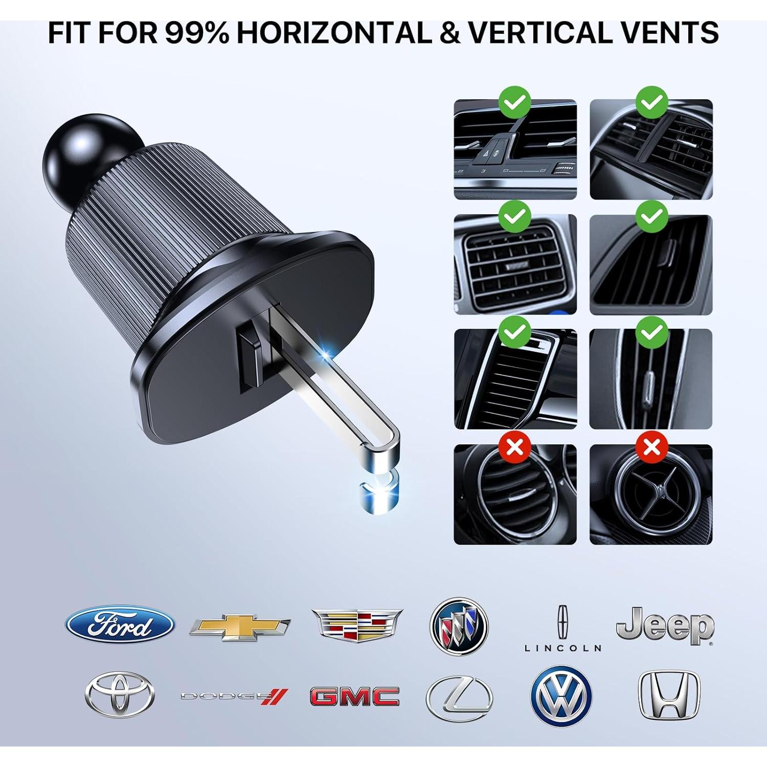 Soporte para Teléfono de Coche Lotuny Ajustable 4-7"