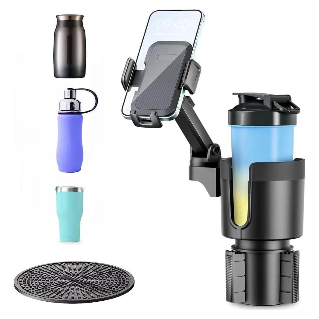 Soporte para Teléfono en Portavasos KOMAFO Ajustable 360°