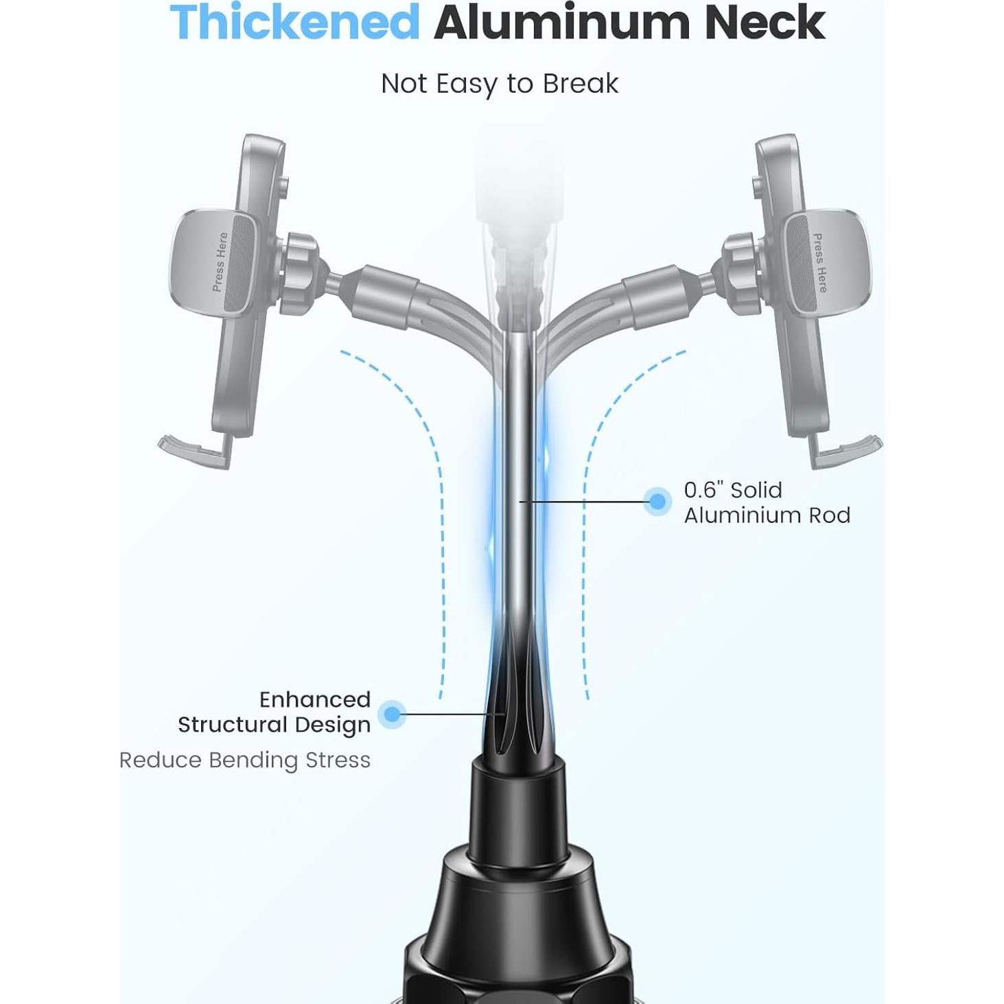 Soporte para Teléfono de Coche Zewwen SH10 Ajustable 360°