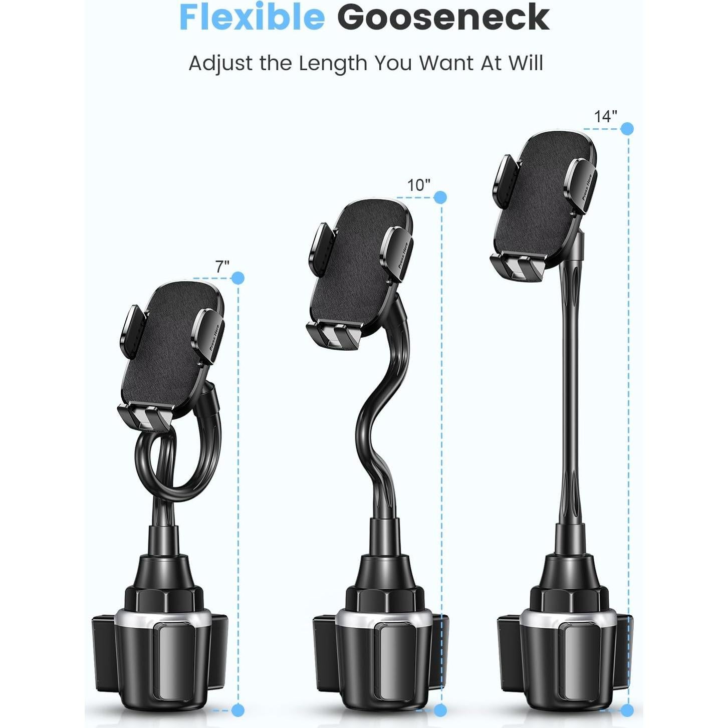 Soporte para Teléfono de Coche Zewwen SH10 Ajustable 360°