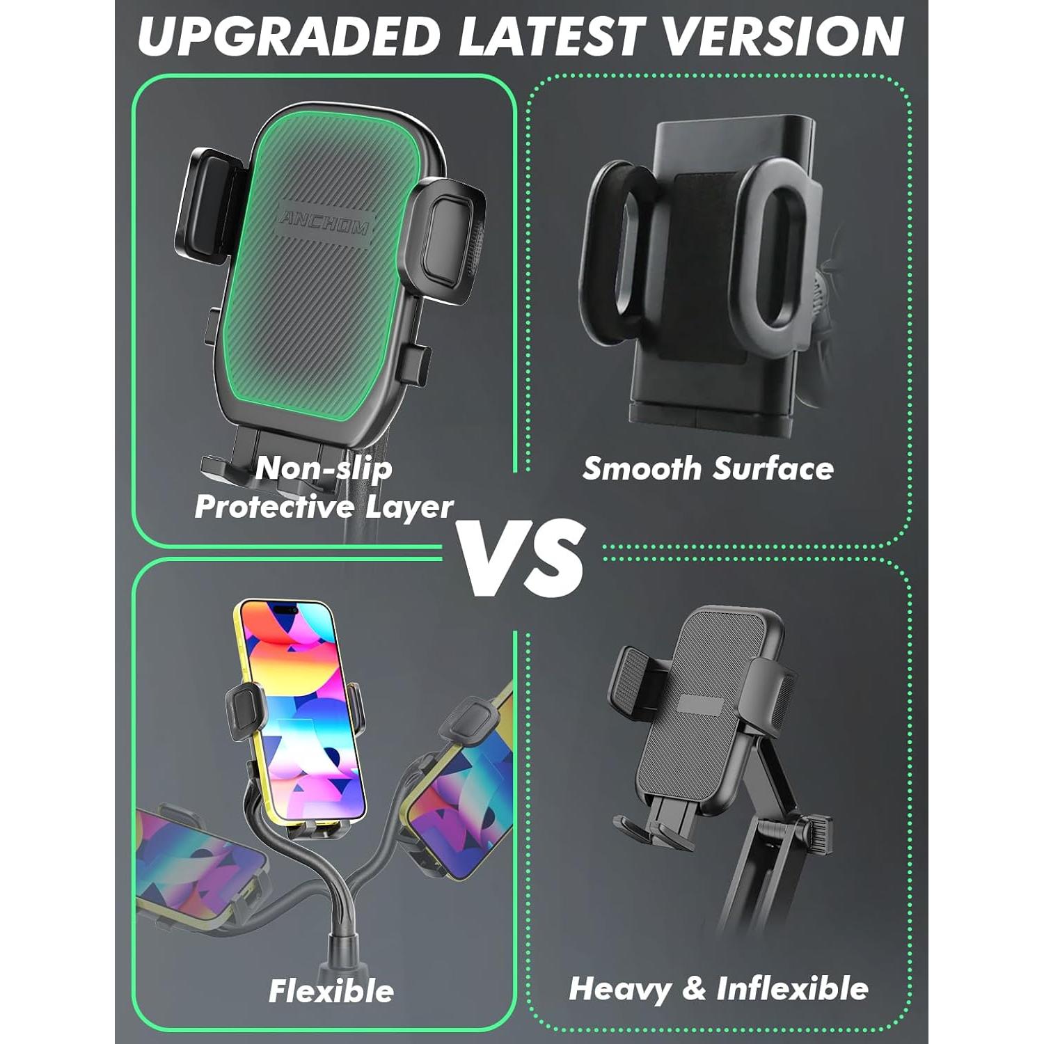 Soporte para Teléfono de Coche ANCHOM Ajustable 360°