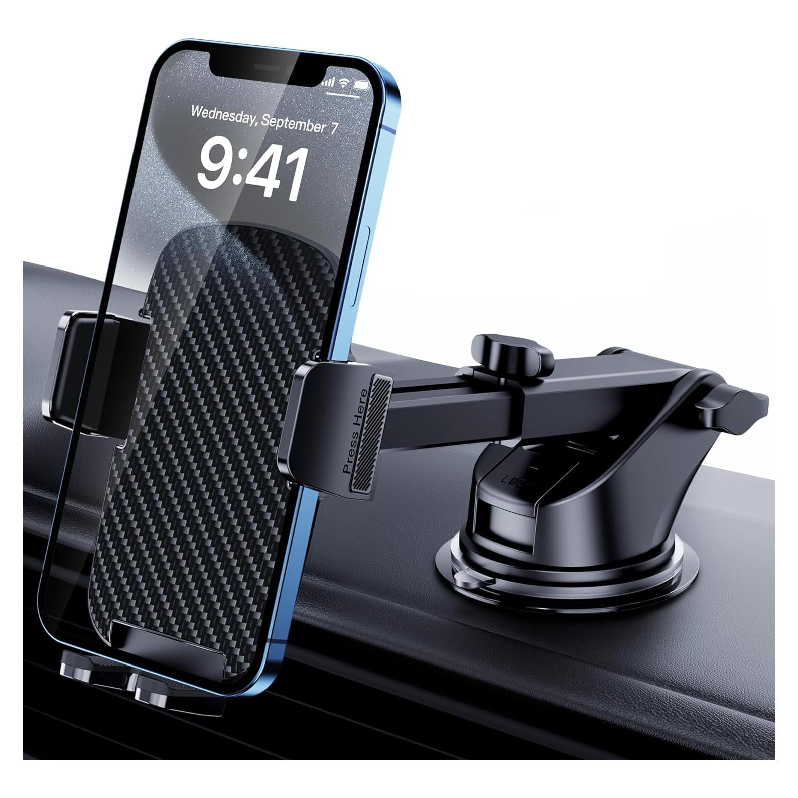 Soporte para Teléfono de Coche GUWEZ Universal con Ventosa