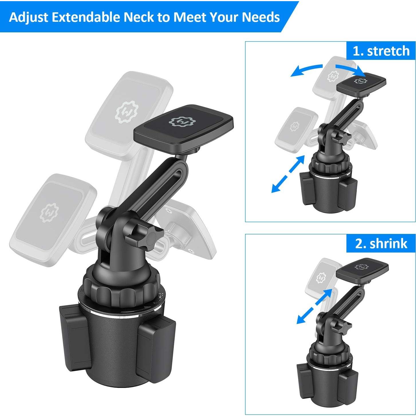 Soporte para Teléfono Magnético WixGear para Automóvil - Base Ajustable