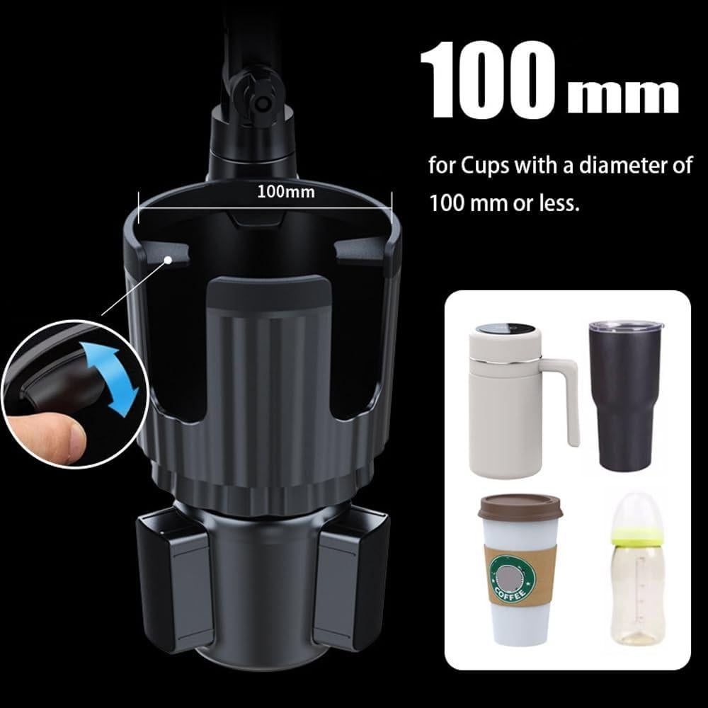 Soporte para Teléfono en Portavasos Elecphbo 2 en 1 Rotación 360°