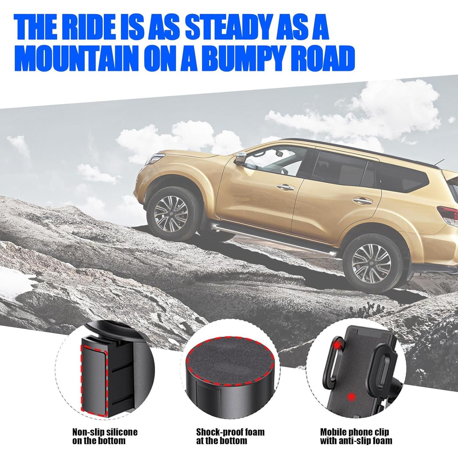 Soporte para Teléfono en Portavasos Sodcay SOBJ606BL-1PS 360°