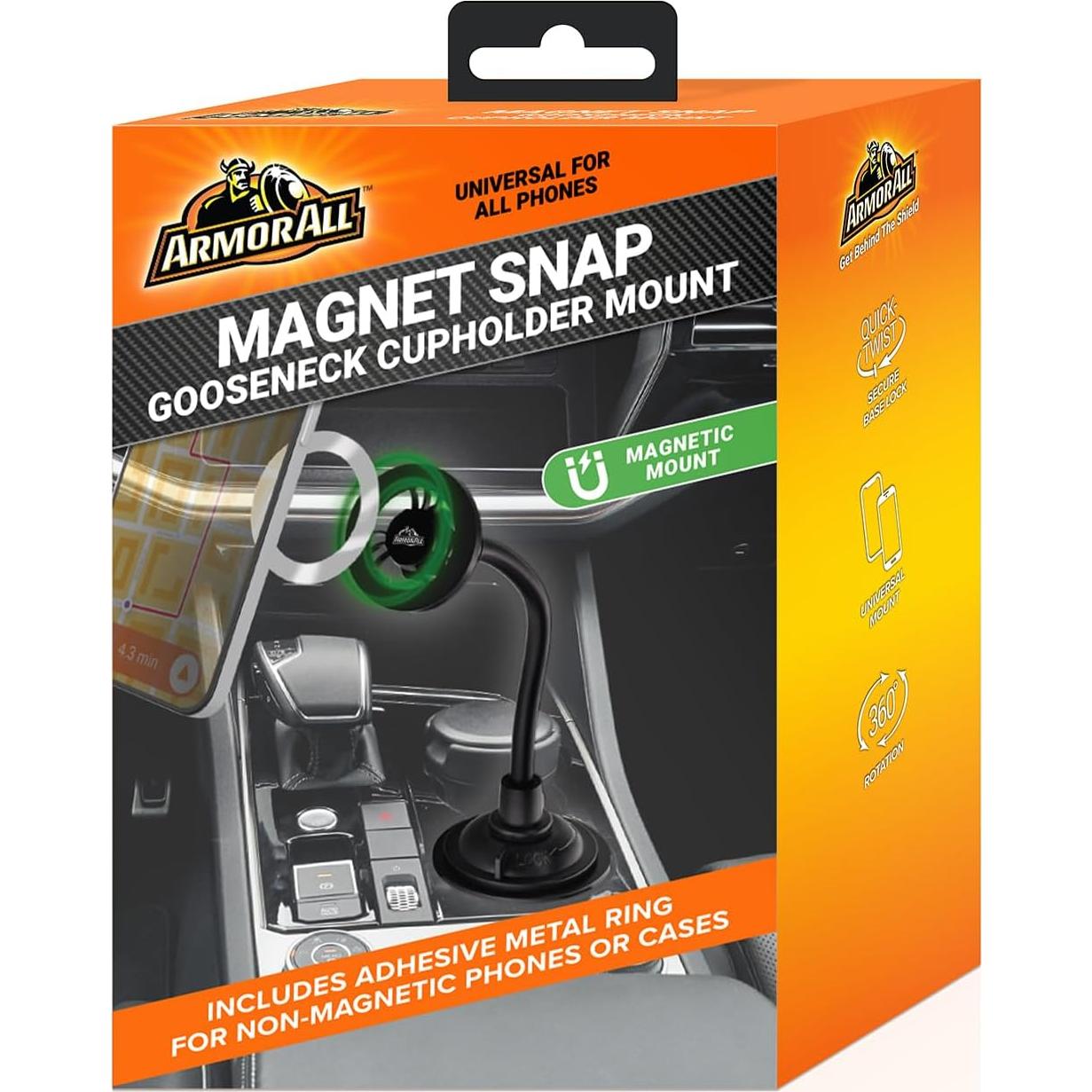 Soporte Magnético para Teléfono Armor All - Portavasos Ajustable