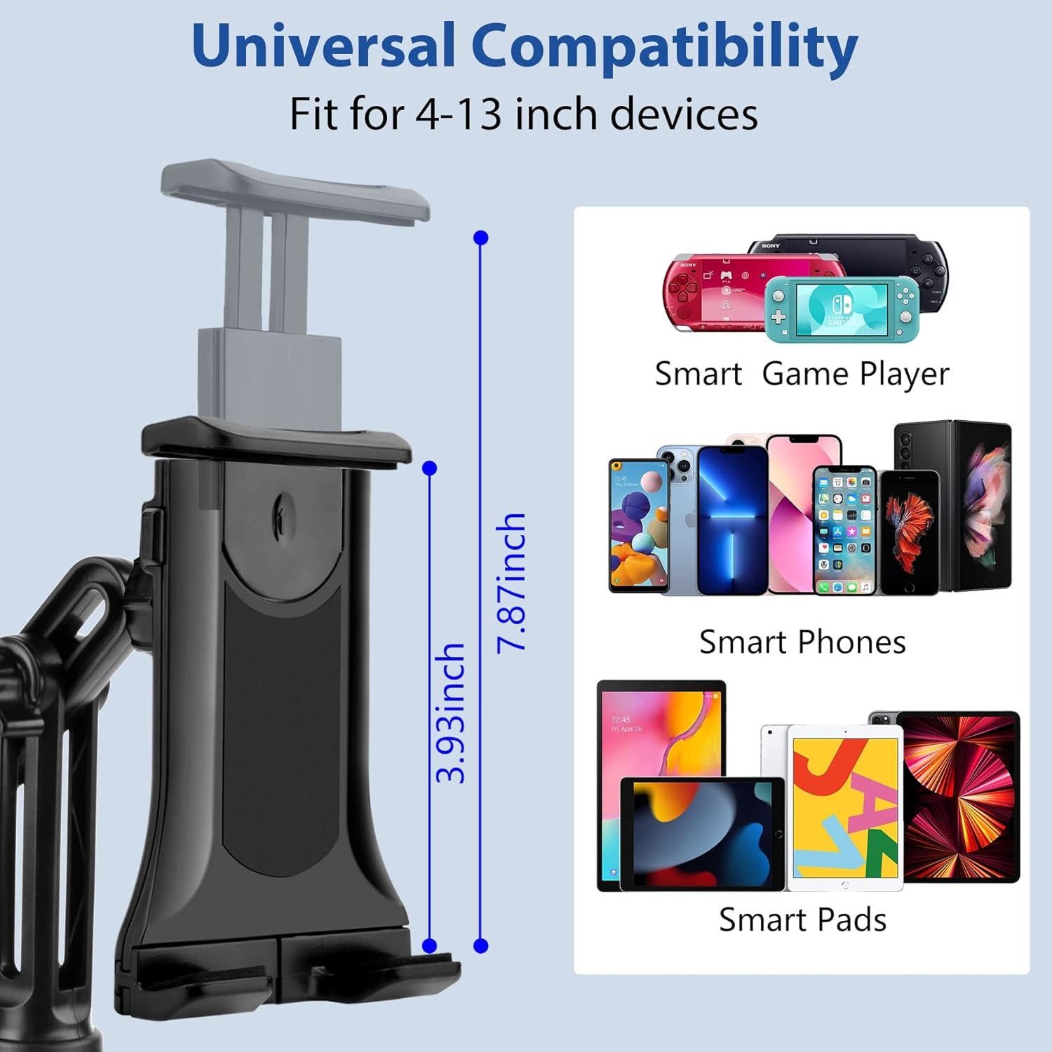 Soporte para teléfono y tablet en taza de coche leQuiven - Negro