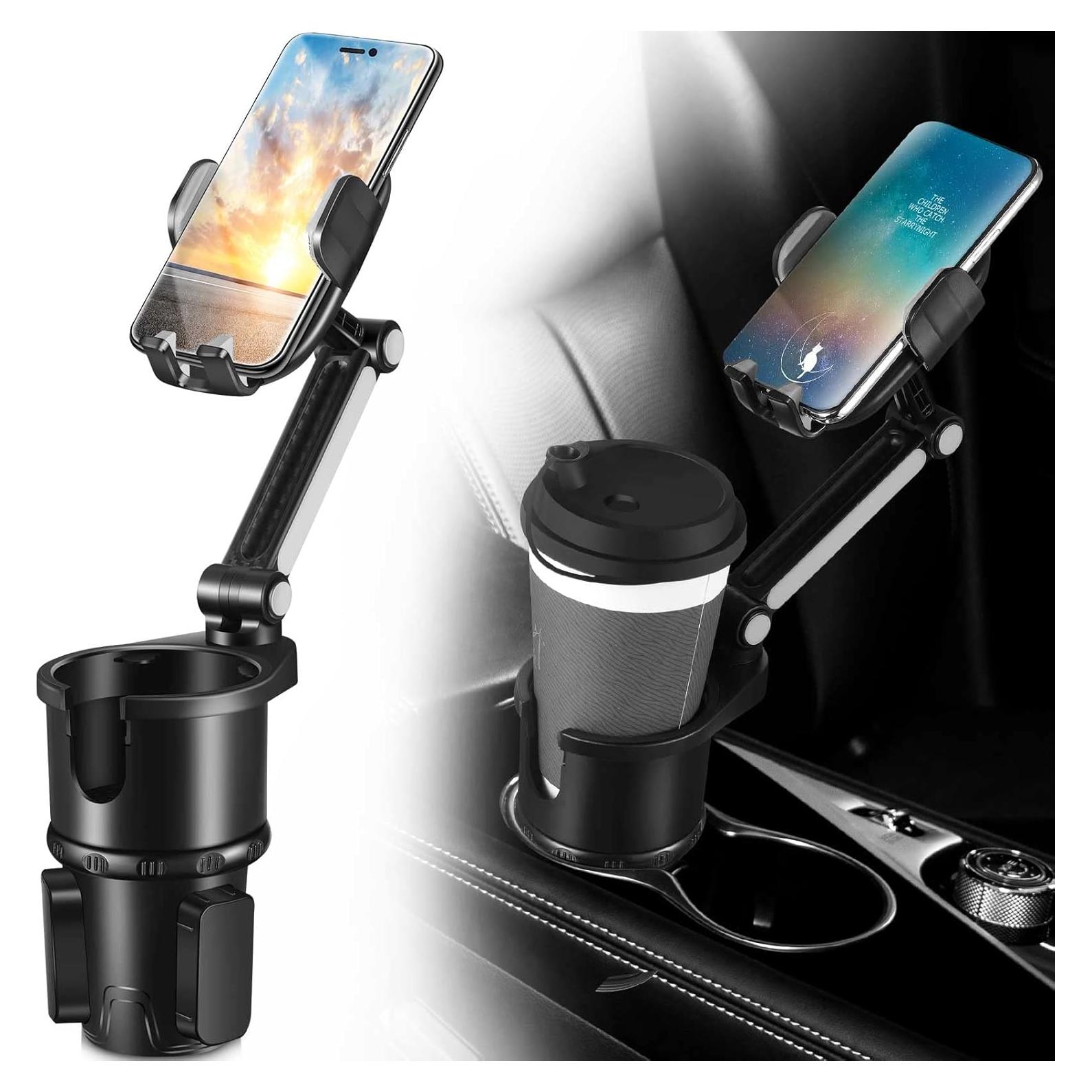 Soporte para Taza de Coche Tallew 2 en 1 Ajustable 360°