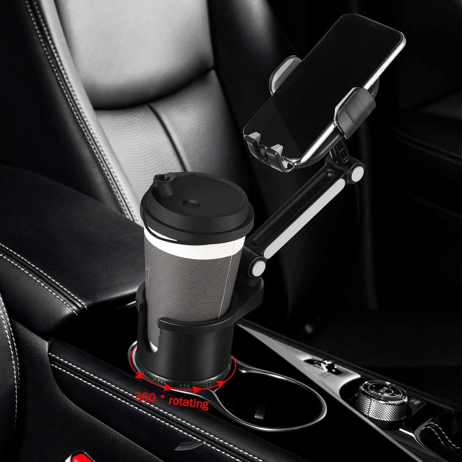 Soporte para Taza de Coche Tallew 2 en 1 Ajustable 360°