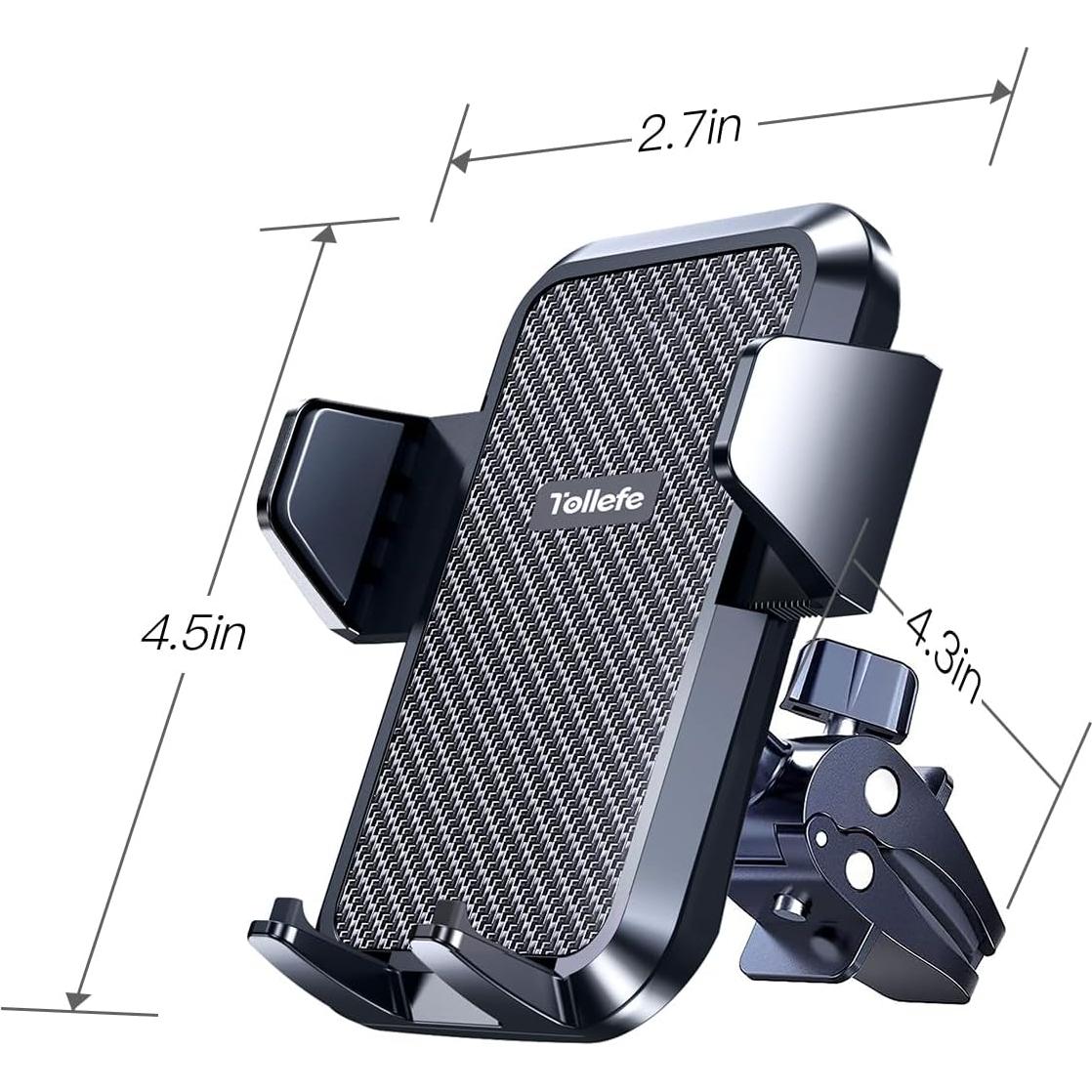 Soporte para Teléfono de Coche Tollefe - Compatible con Fundas Gruesas