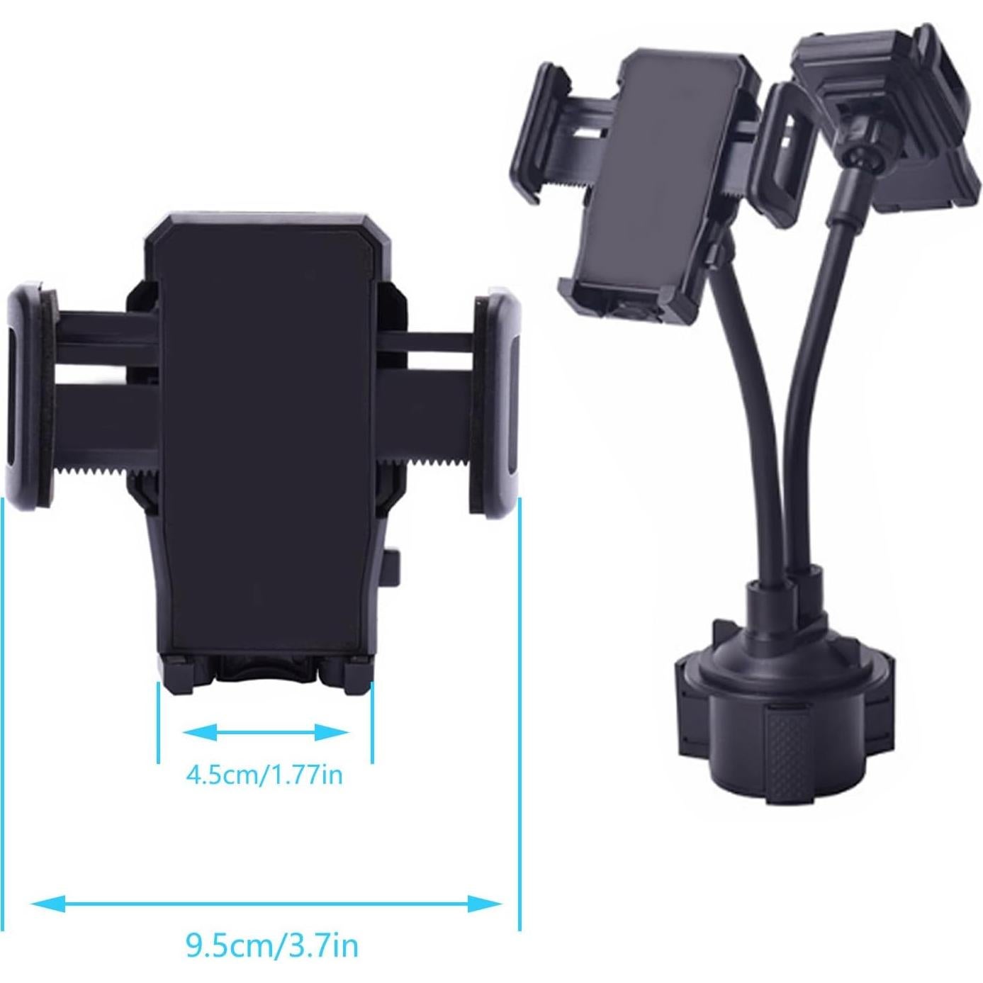 Soporte para teléfono móvil de taza de coche YIPINER negro