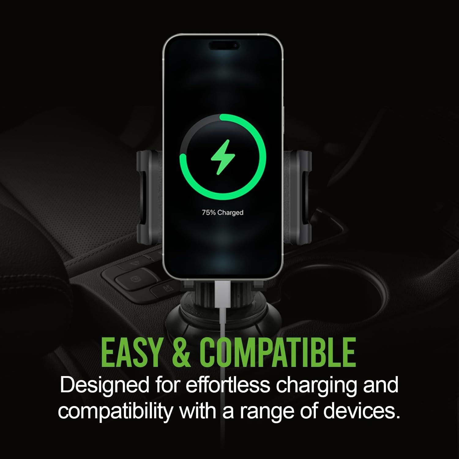 Soporte para Teléfono en Portavasos Cellet Ajustable 15.24 cm