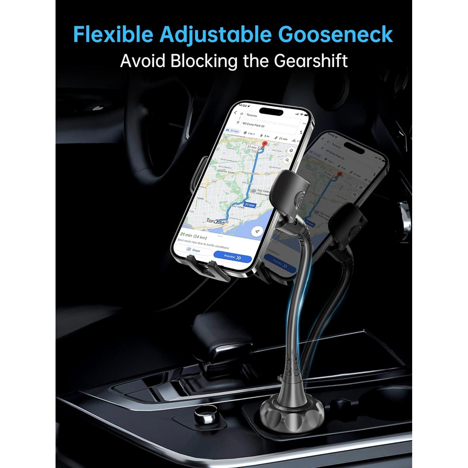 Soporte para teléfono TOPGO para coche ajustable 10.16 cm