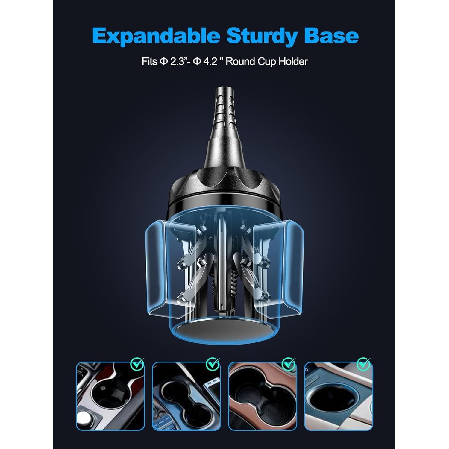 Soporte para teléfono TOPGO para coche ajustable 10.16 cm