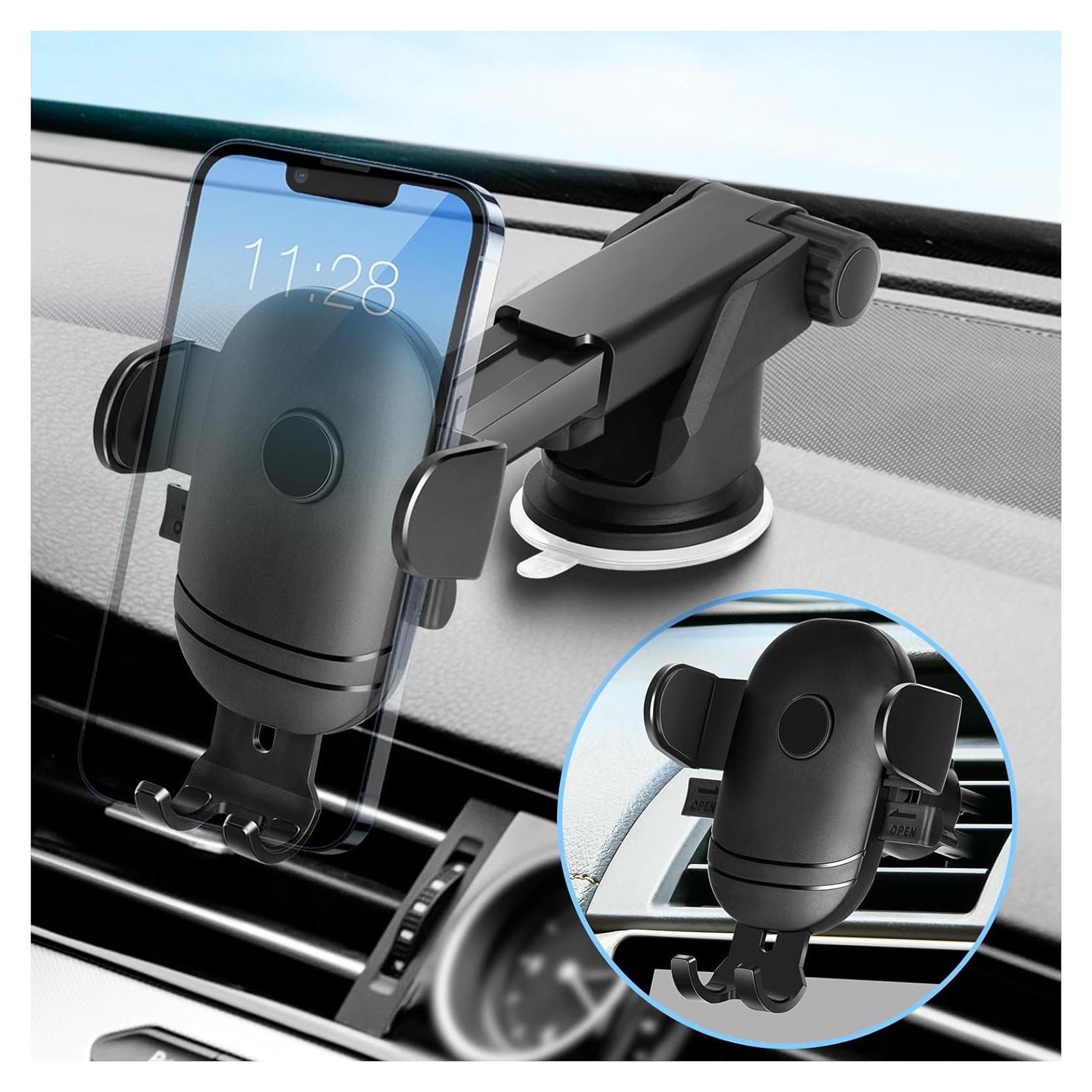 Soporte para Teléfono Móvil 3-en-1 XiangYuan - Ventosa y Clip