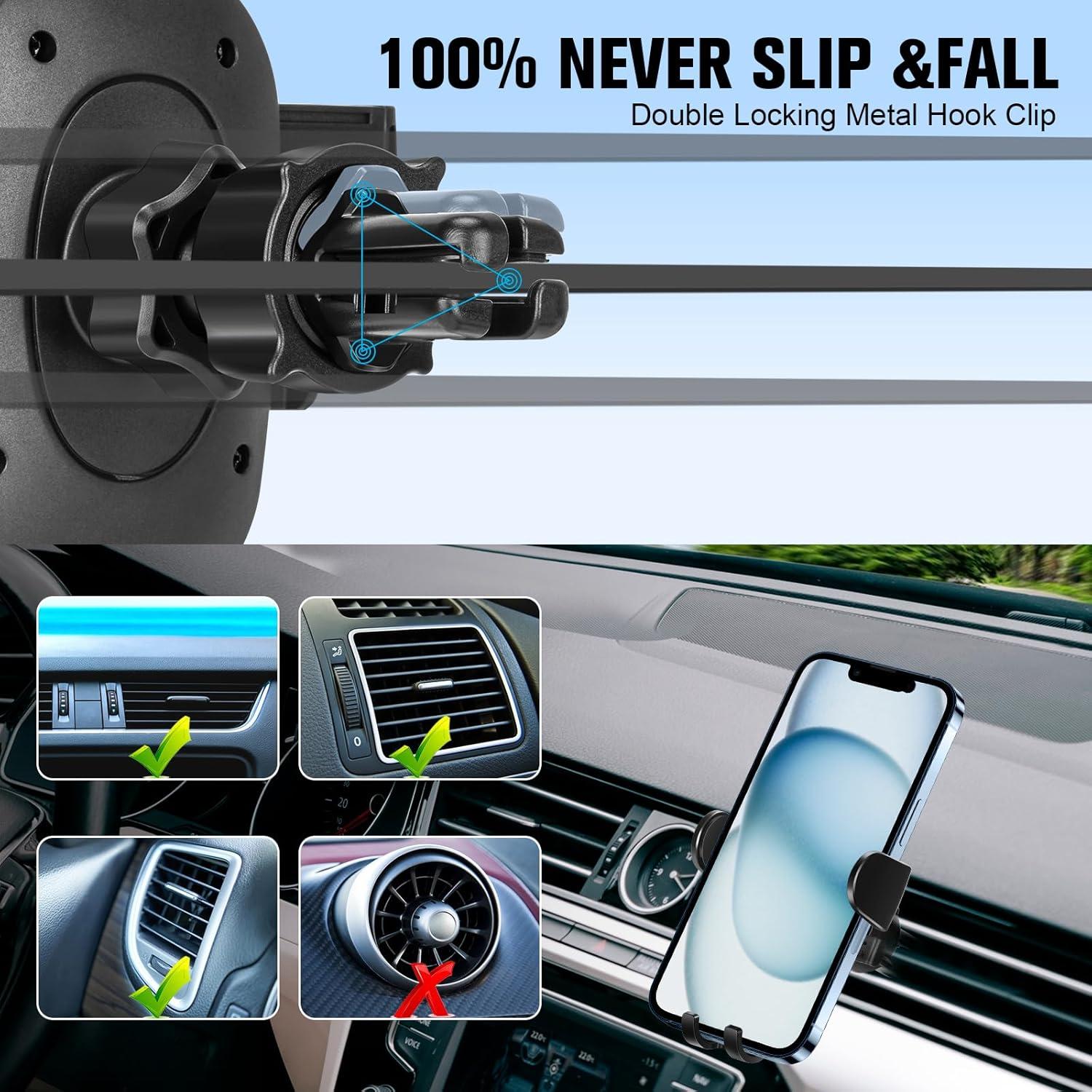 Soporte para Teléfono Móvil 3-en-1 XiangYuan - Ventosa y Clip