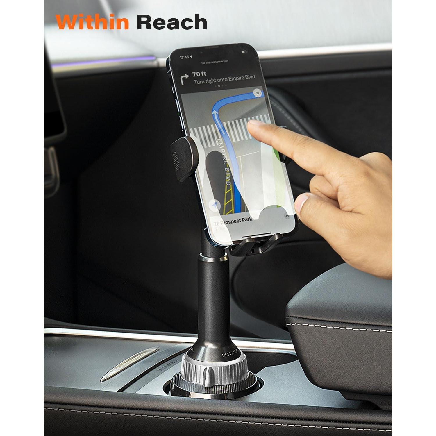 Soporte para Teléfono de Taza APPS2Car Ajustable 360°