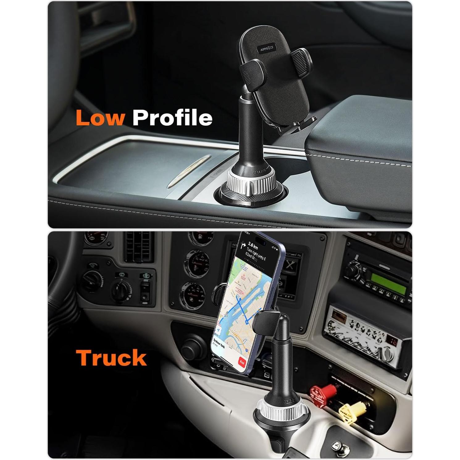 Soporte para Teléfono de Taza APPS2Car Ajustable 360°