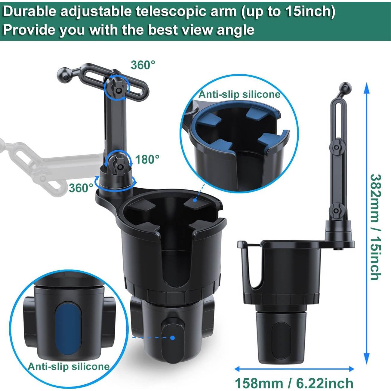 Soporte para Teléfono Cuxwill MagSafe con Expansor de Portavasos