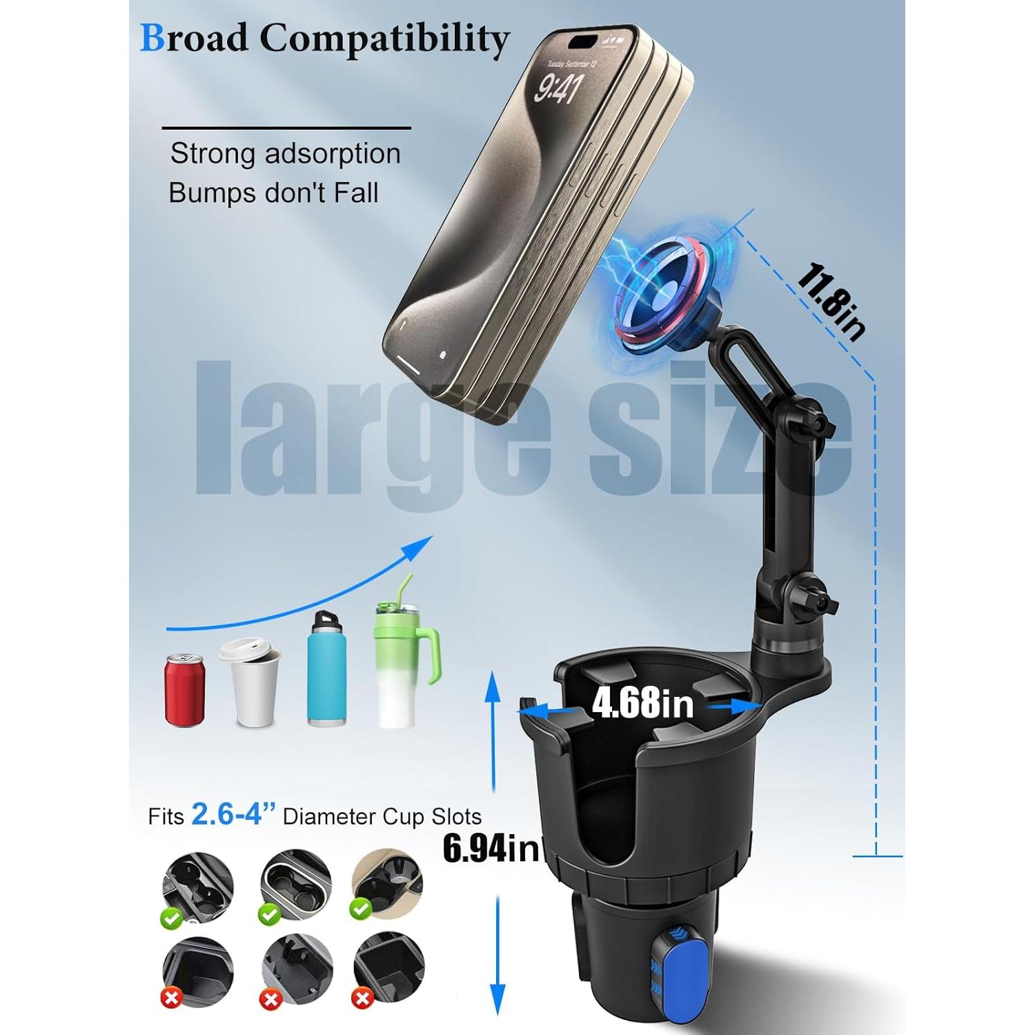 Soporte Magnético para Taza y Teléfono Kolasels Magsafe 360°