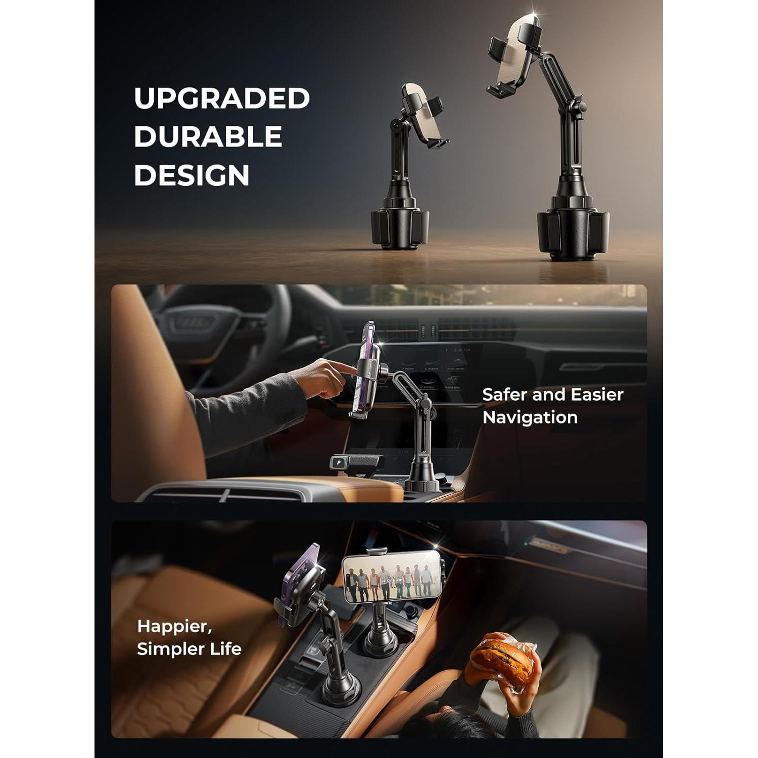 Soporte para Teléfono de Coche LISEN Cuello Largo 29.2 cm Ajustable