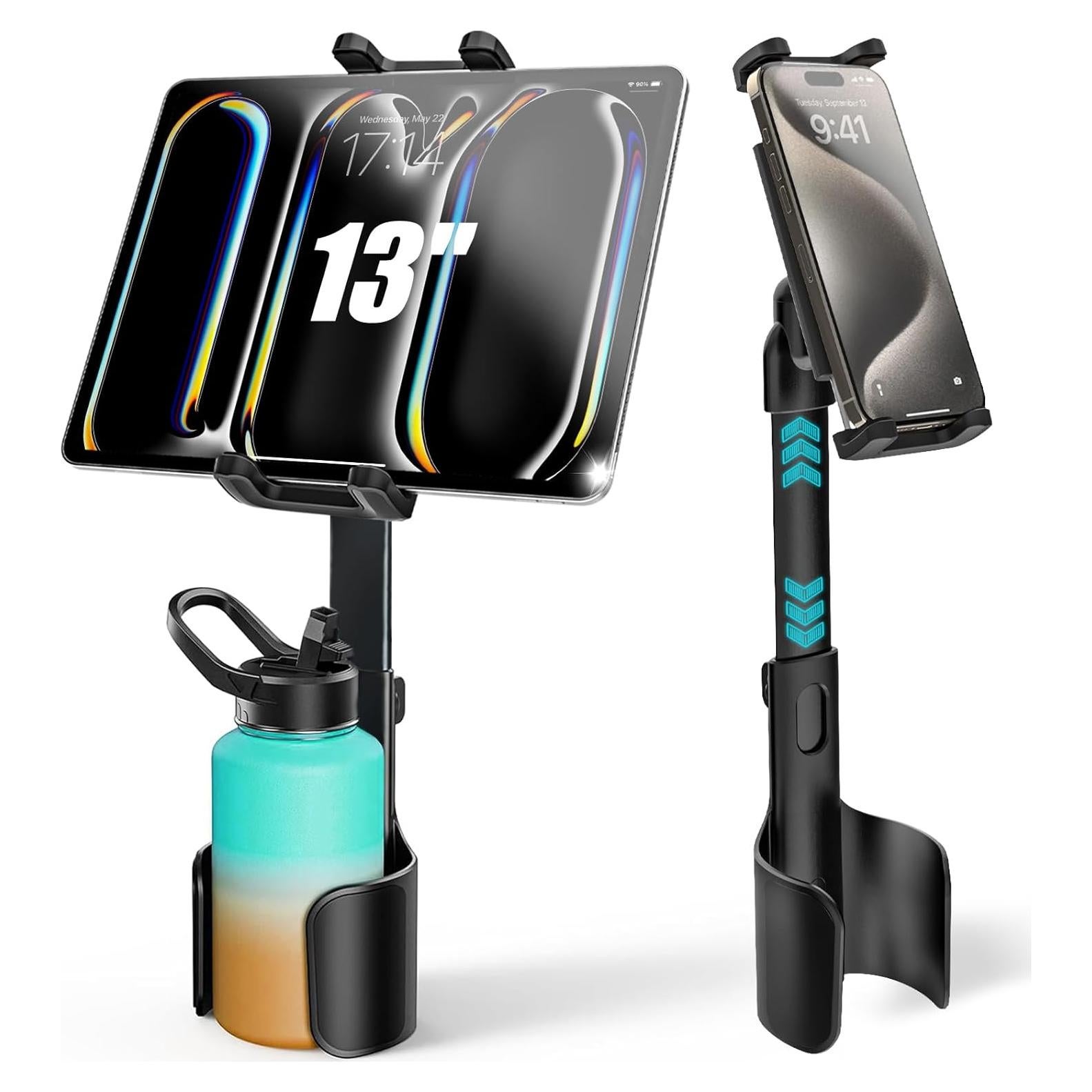 Soporte para Tablet en Portavasos Kolasels con Brazo Telescópico