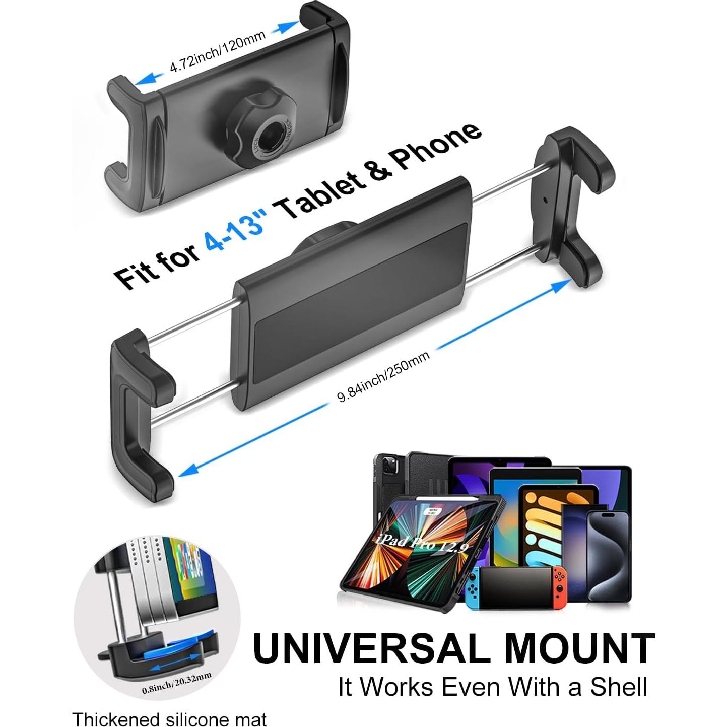 Soporte para Tablet en Portavasos Kolasels con Brazo Telescópico