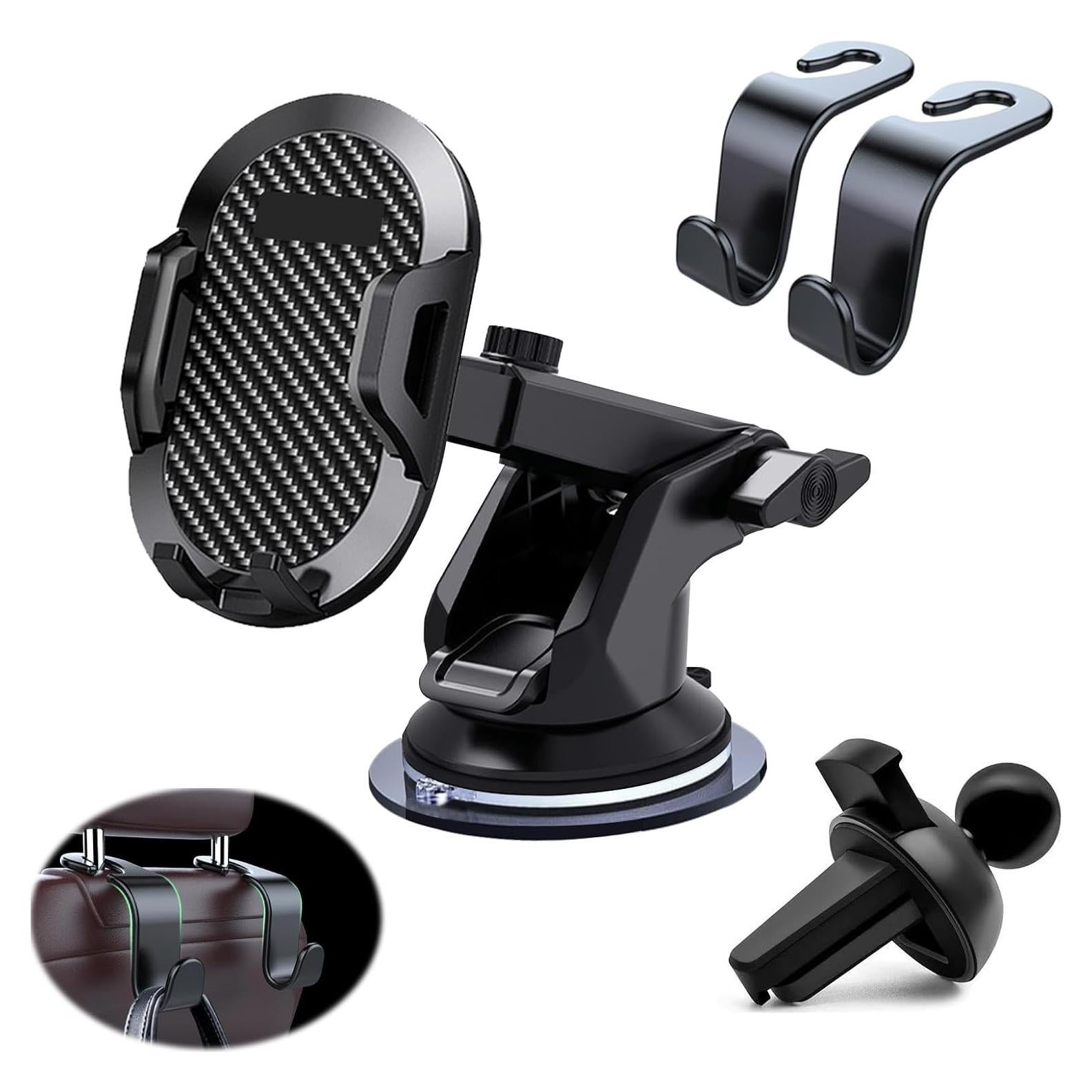 Soporte para Teléfono de Coche JACKNIGHT 3 en 1 Ventosa 29.5kg