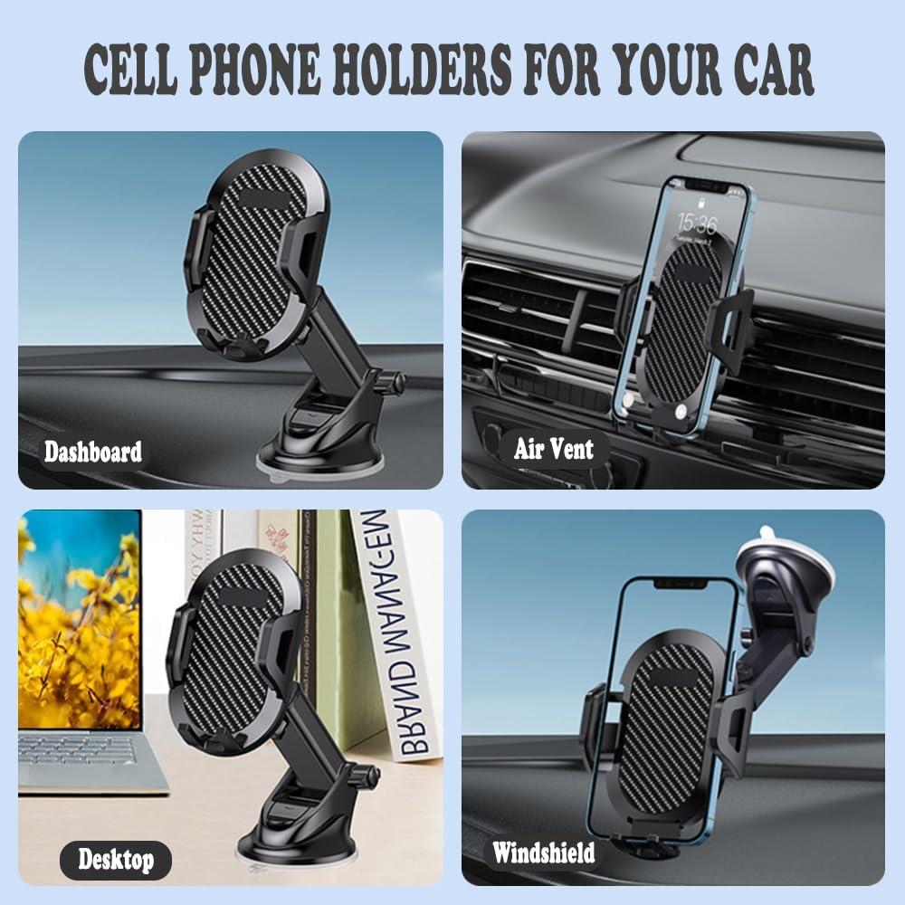 Soporte para Teléfono de Coche JACKNIGHT 3 en 1 Ventosa 29.5kg